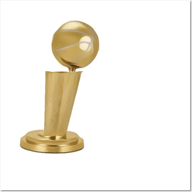 NBA “Larry O’Brien” Championship Trophy Wall Art by The Print Palace